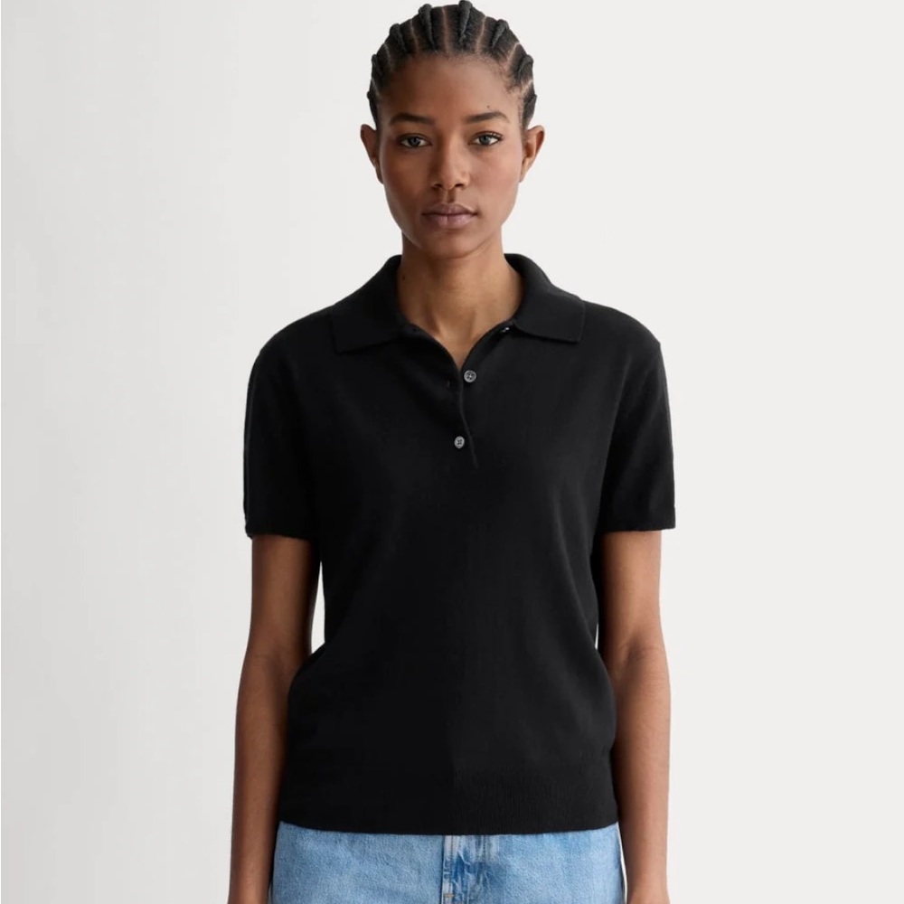 New Everlane Cotton Cashmere Polo Sweater